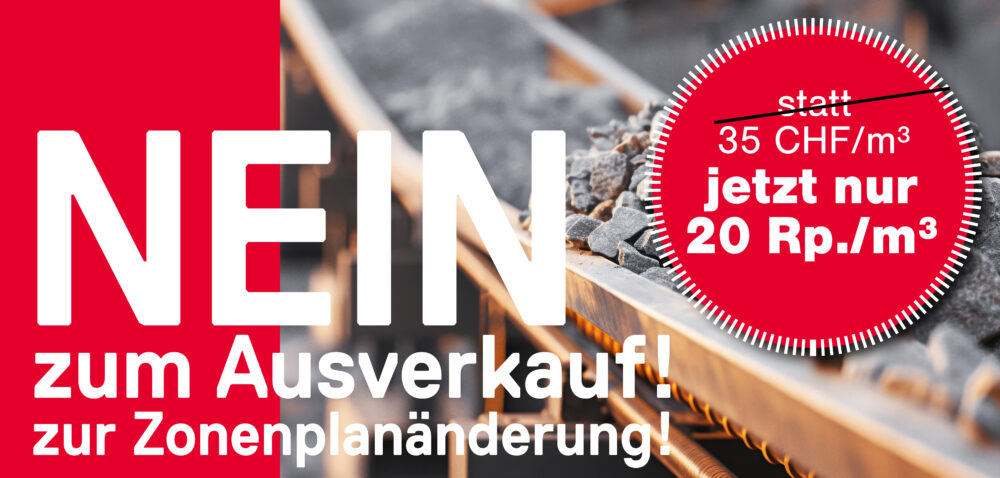 NEIN zum Ausverkauf!
